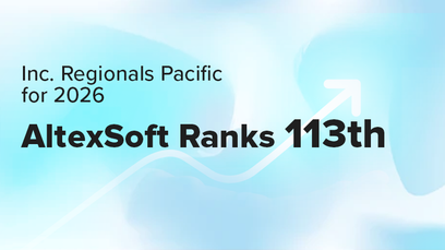AltexSoft Ranks 113th in Inc. Regionals Pacific for 2026
